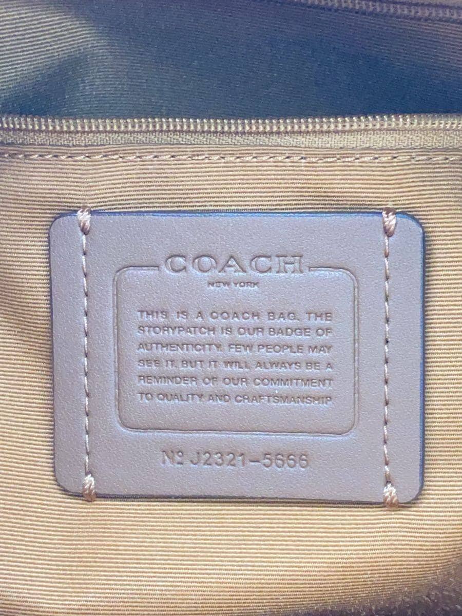 COACH Backpack Leather WHT 5666 5