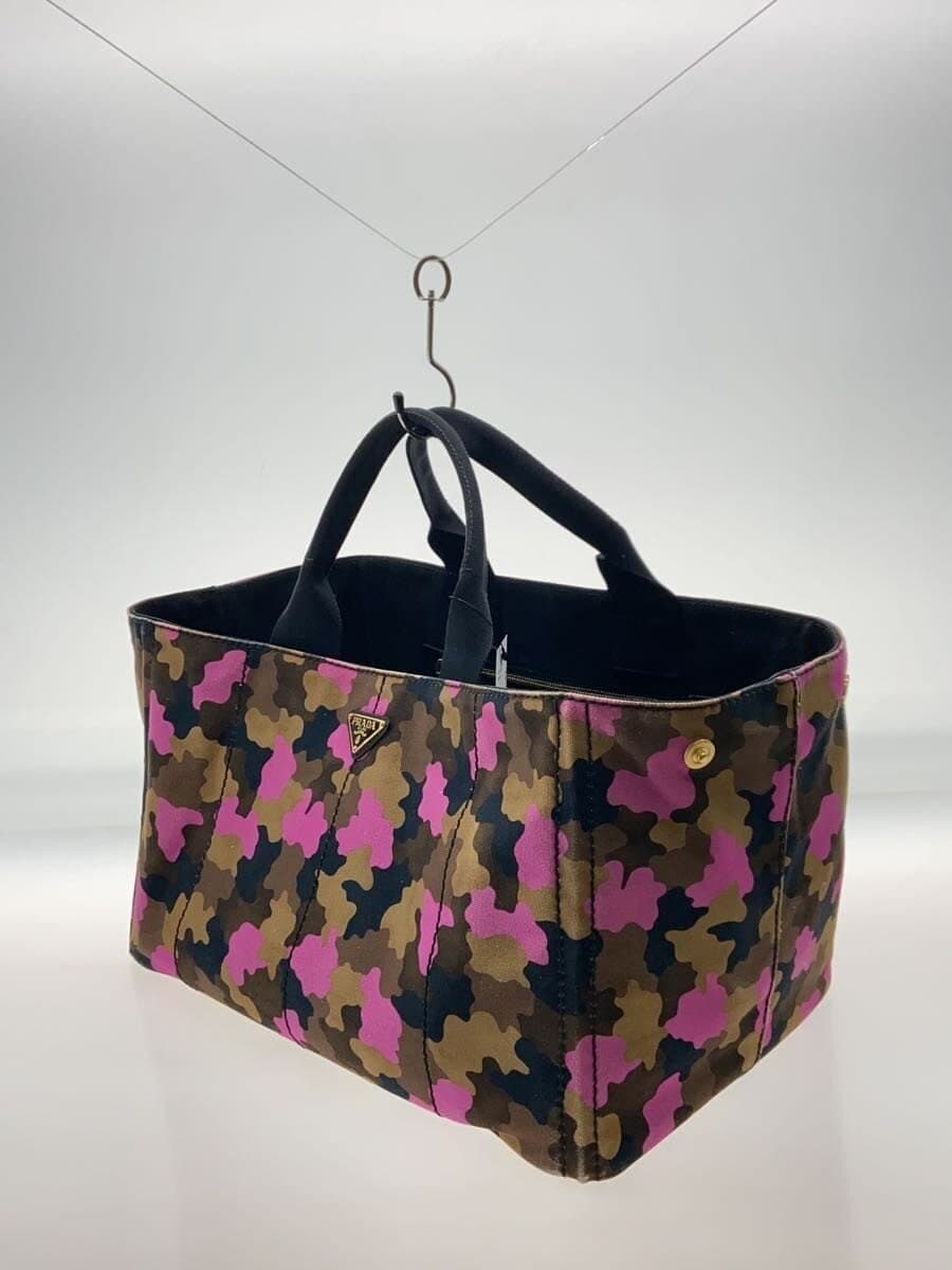 PRADA tote bag cotton PNK camouflage 2