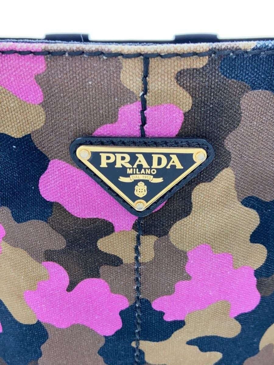 PRADA tote bag cotton PNK camouflage 5