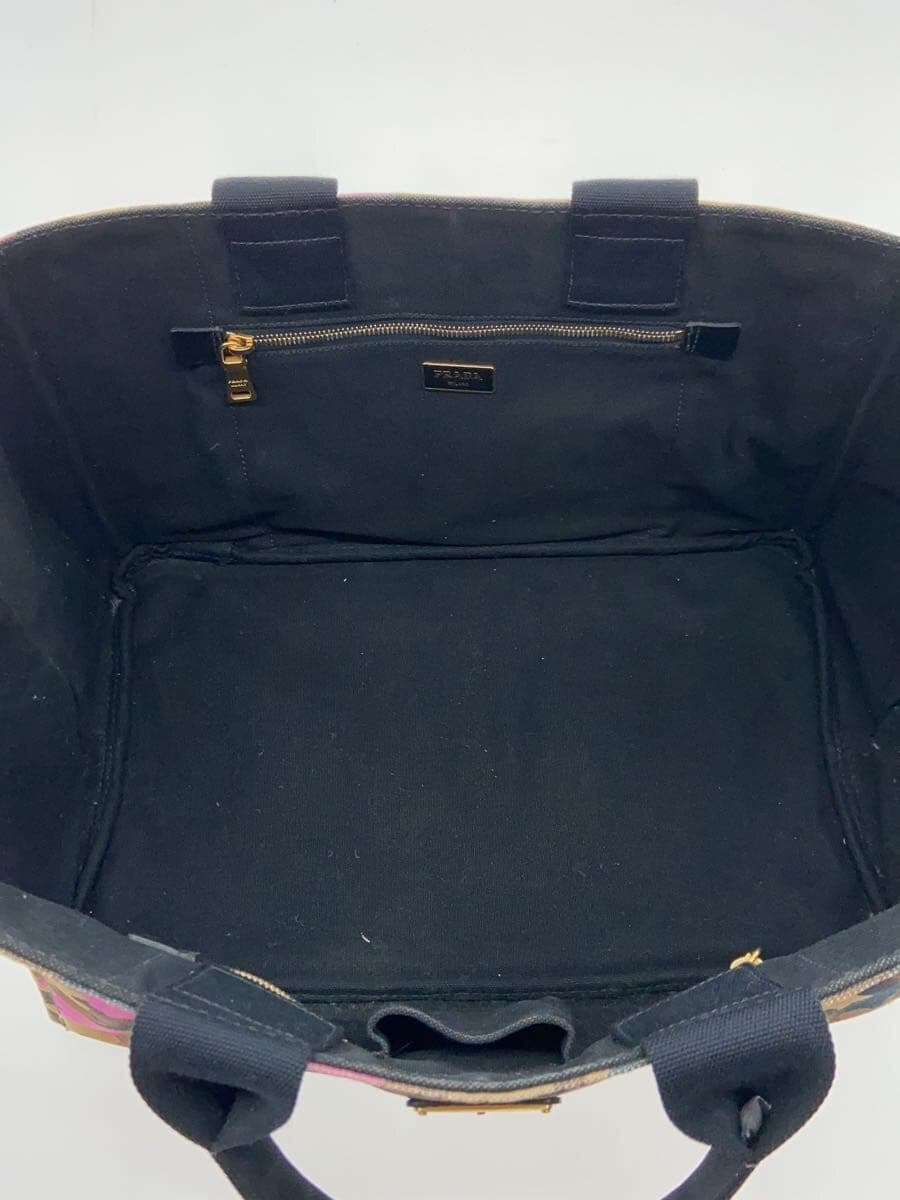 PRADA tote bag cotton PNK camouflage 6