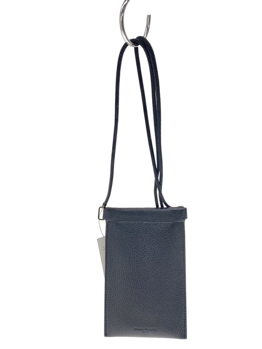 Maison Margiela Document Holder Shoulder Bag Leather BLK Solid