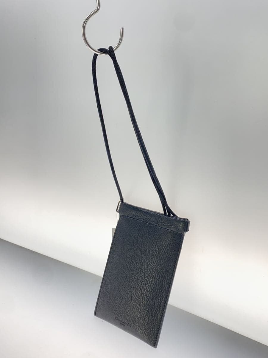 Maison Margiela Document Holder Shoulder Bag Leather BLK Solid 2