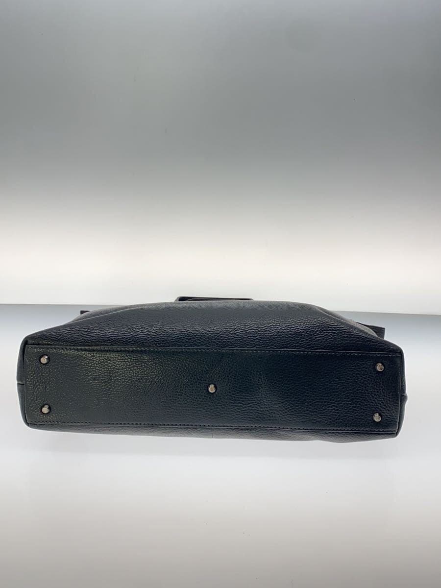 FUJITAKA Bag Leather BLK Solid 630503 4