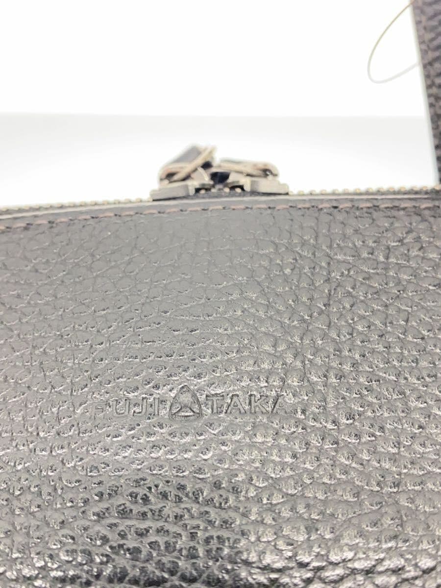 FUJITAKA Bag Leather BLK Solid 630503 5