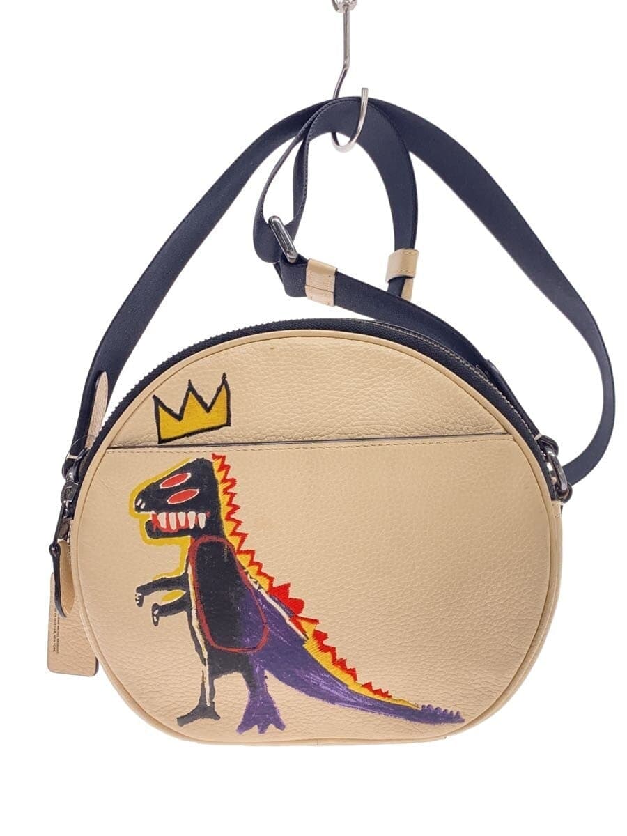 COACH x JEAN-MICHEL BASQUIAT Canteen 22 Leather BEG C5451