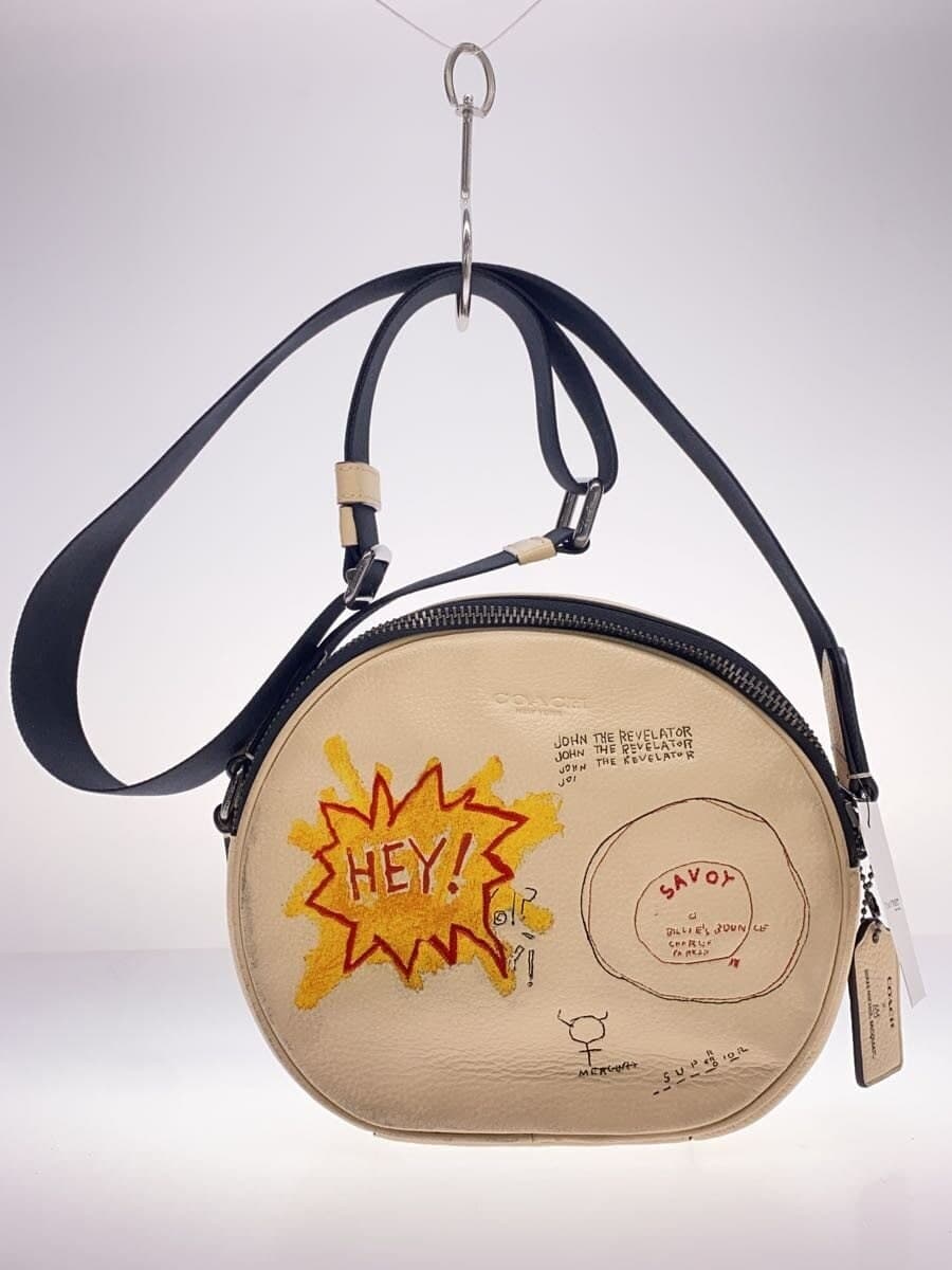 COACH x JEAN-MICHEL BASQUIAT Canteen 22 Leather BEG C5451 3