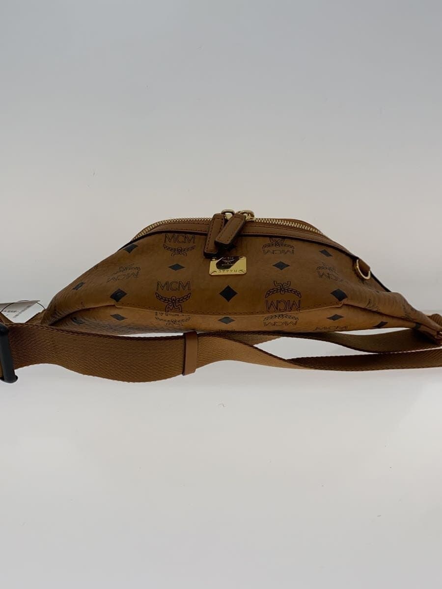 MCM Pouch Leather Camel All-over pattern mmz aafl04 co 001 4