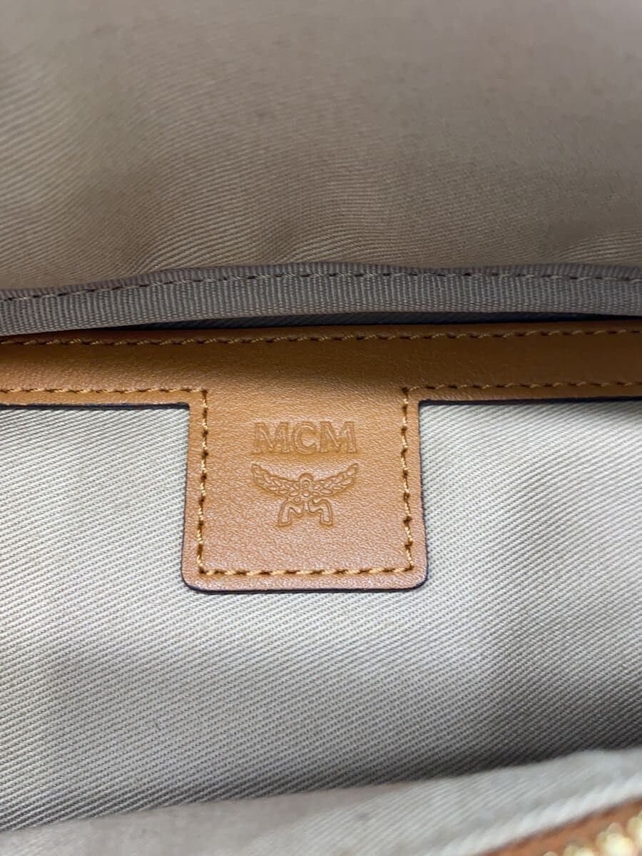 MCM Pouch Leather Camel All-over pattern mmz aafl04 co 001 5
