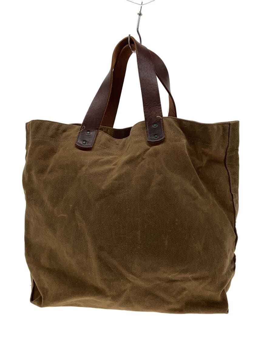 L.L.Bean Oiled Tote Bag Canvas Brown