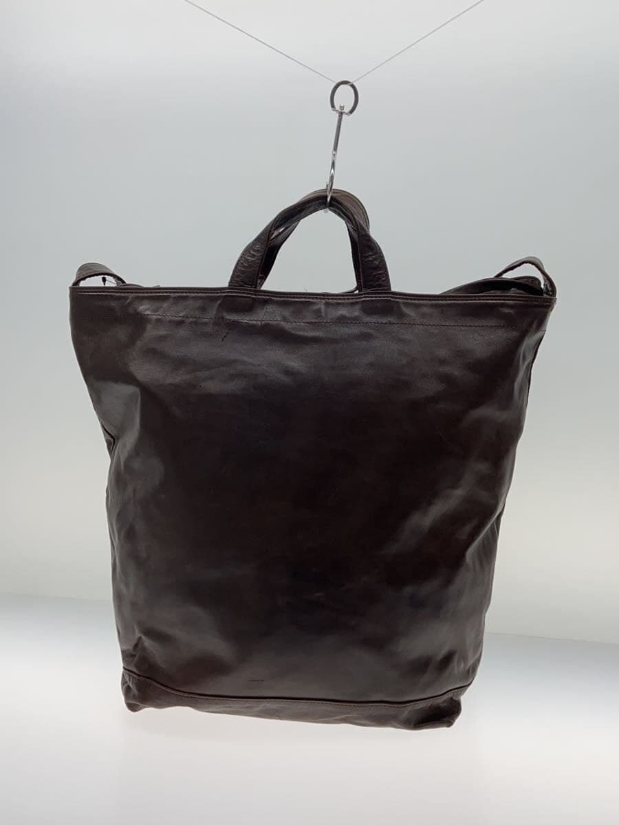 PORTER Shoulder Bag Leather Brown 3