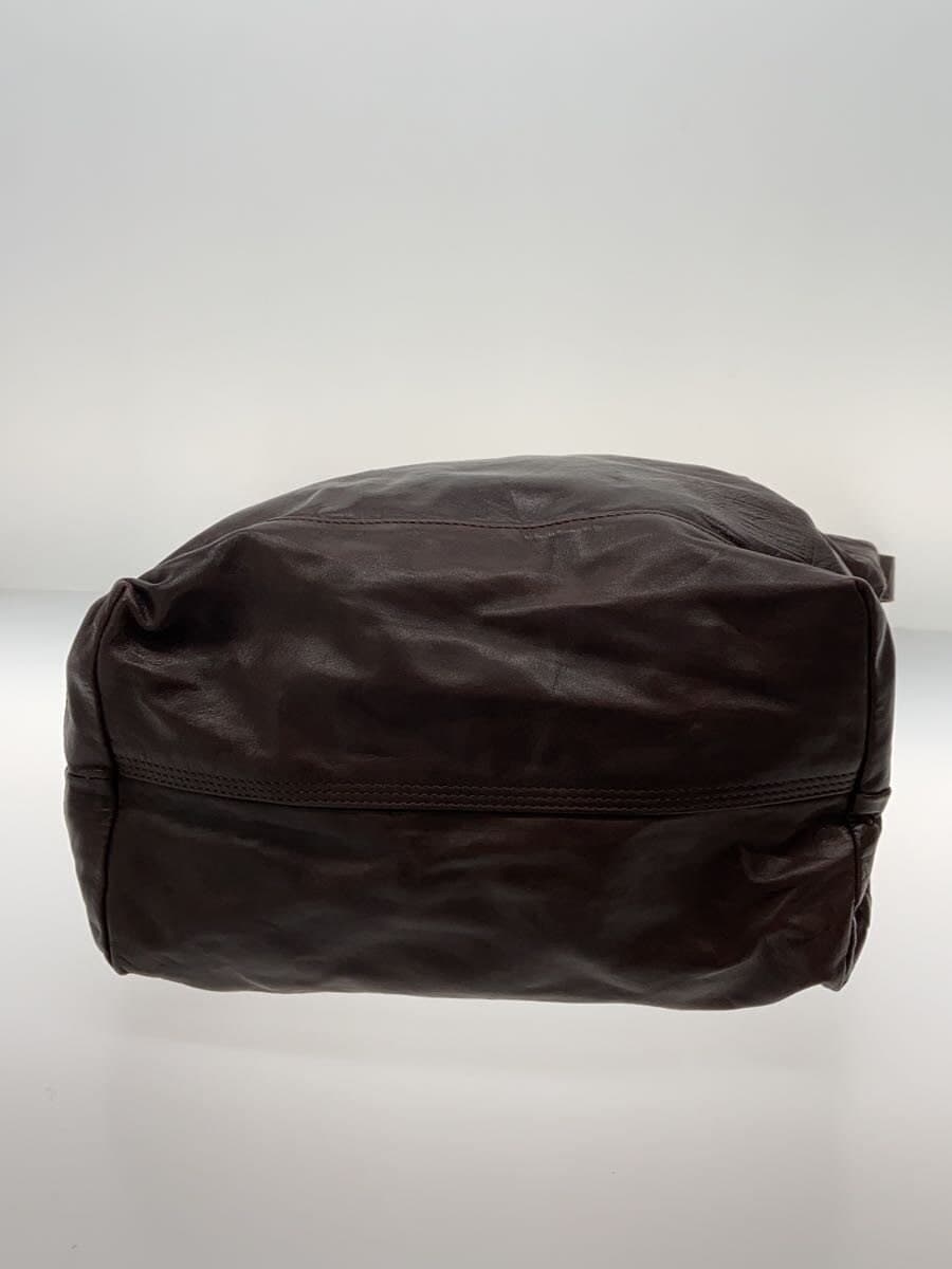 PORTER Shoulder Bag Leather Brown 4