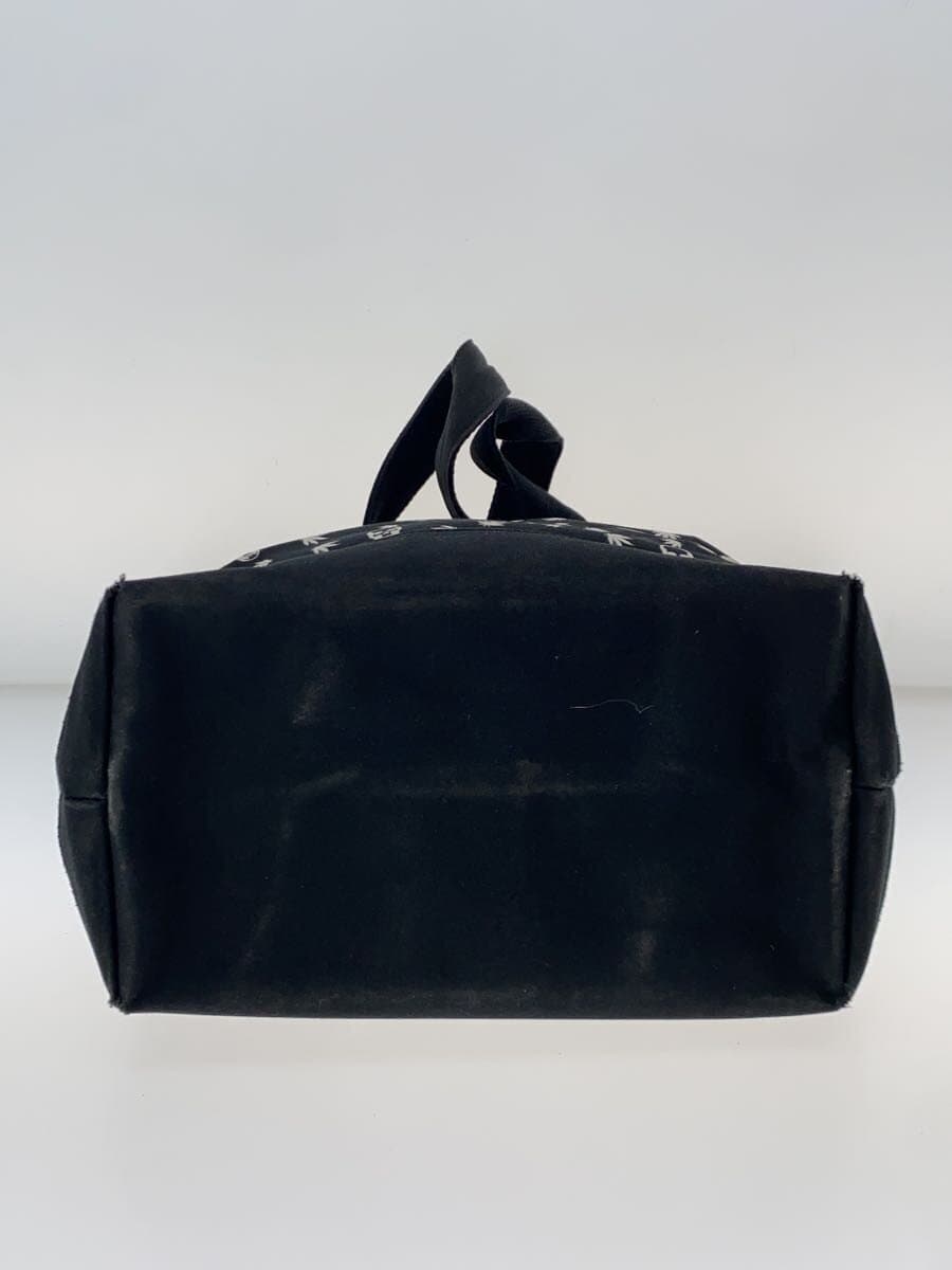 lucien pellat-finet Tote Bag Canvas BLK All Over Pattern 4