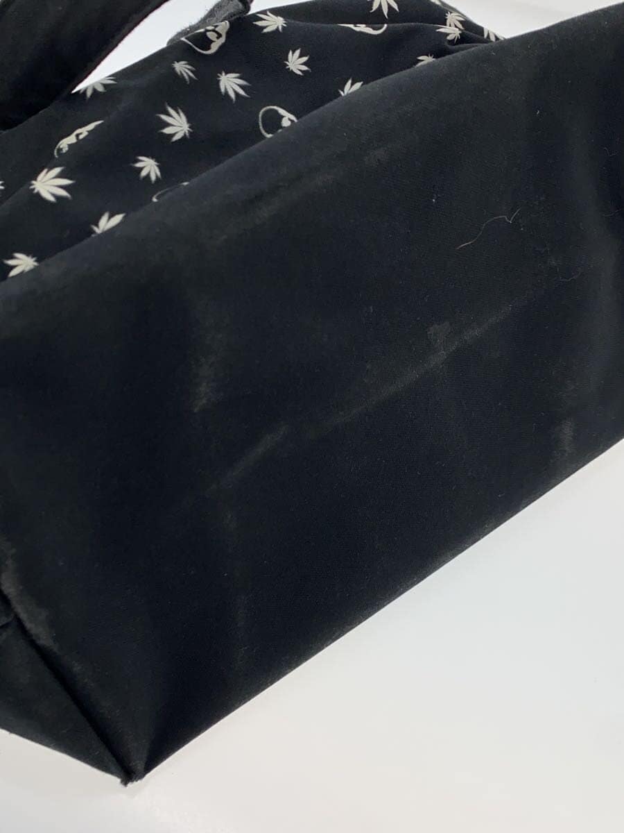 lucien pellat-finet Tote Bag Canvas BLK All Over Pattern 7