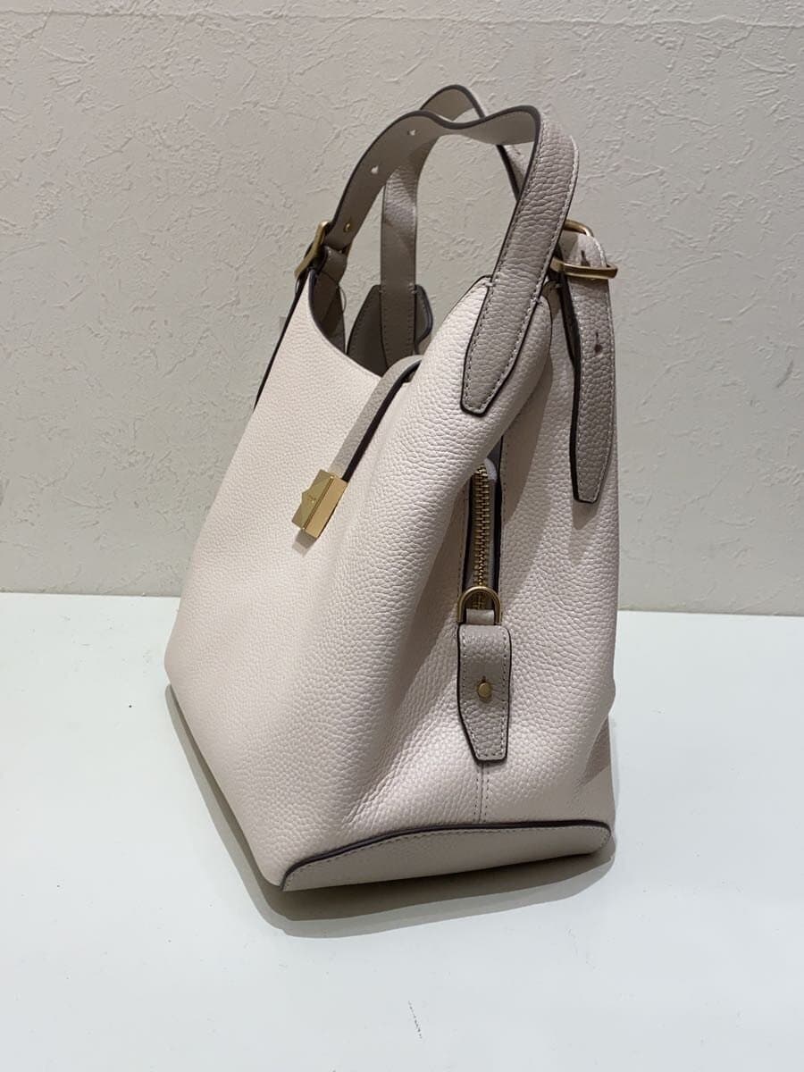 kate spade new york Deco Color Block Handbag Leather WHT Solid 2