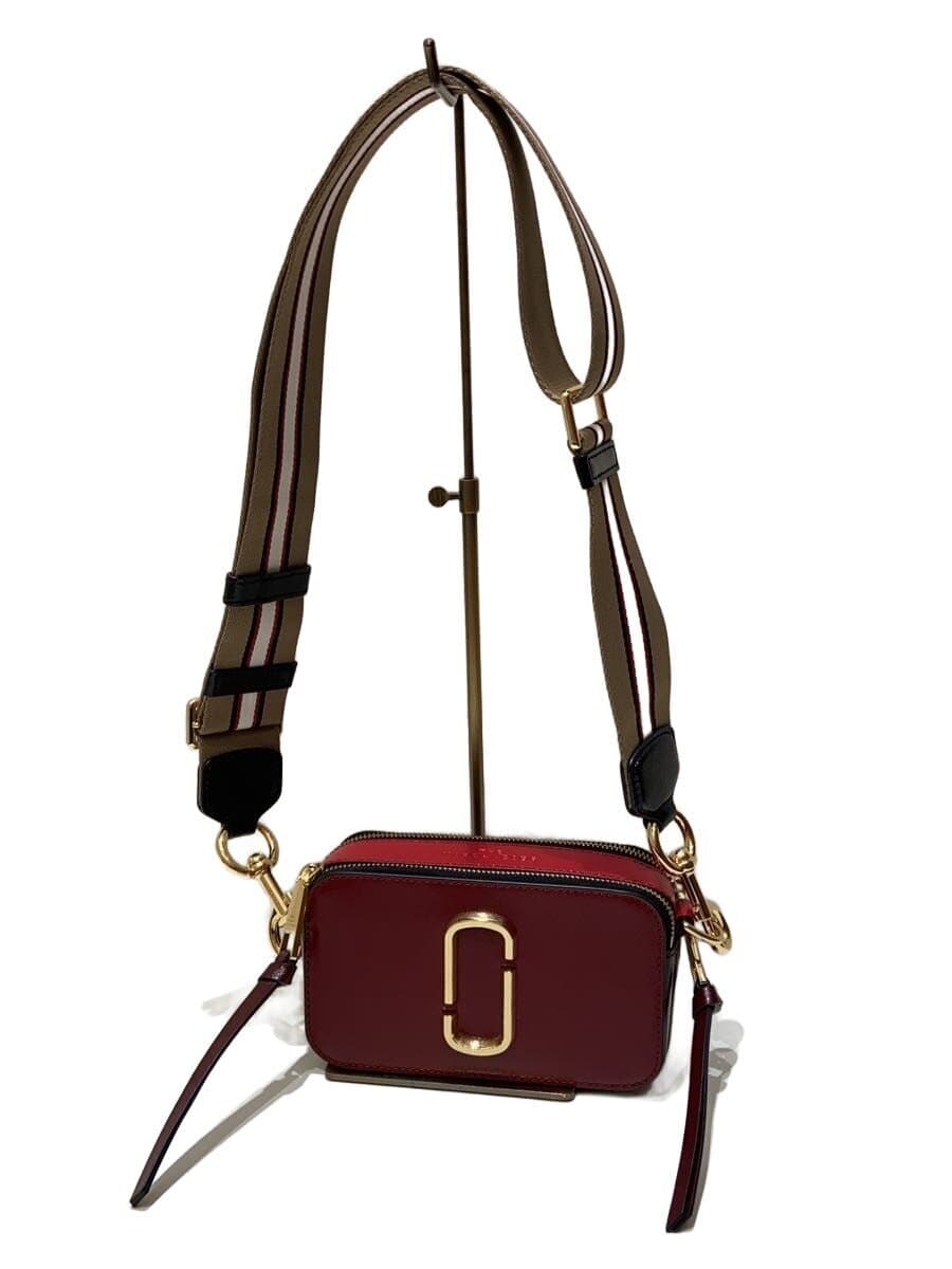 MARC JACOBS Snapshot Leather RED Ｍ0012007