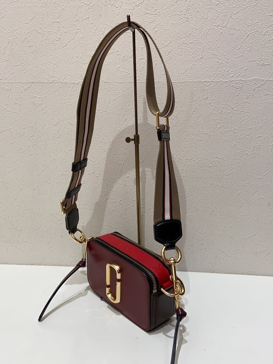 MARC JACOBS Snapshot Leather RED Ｍ0012007 2