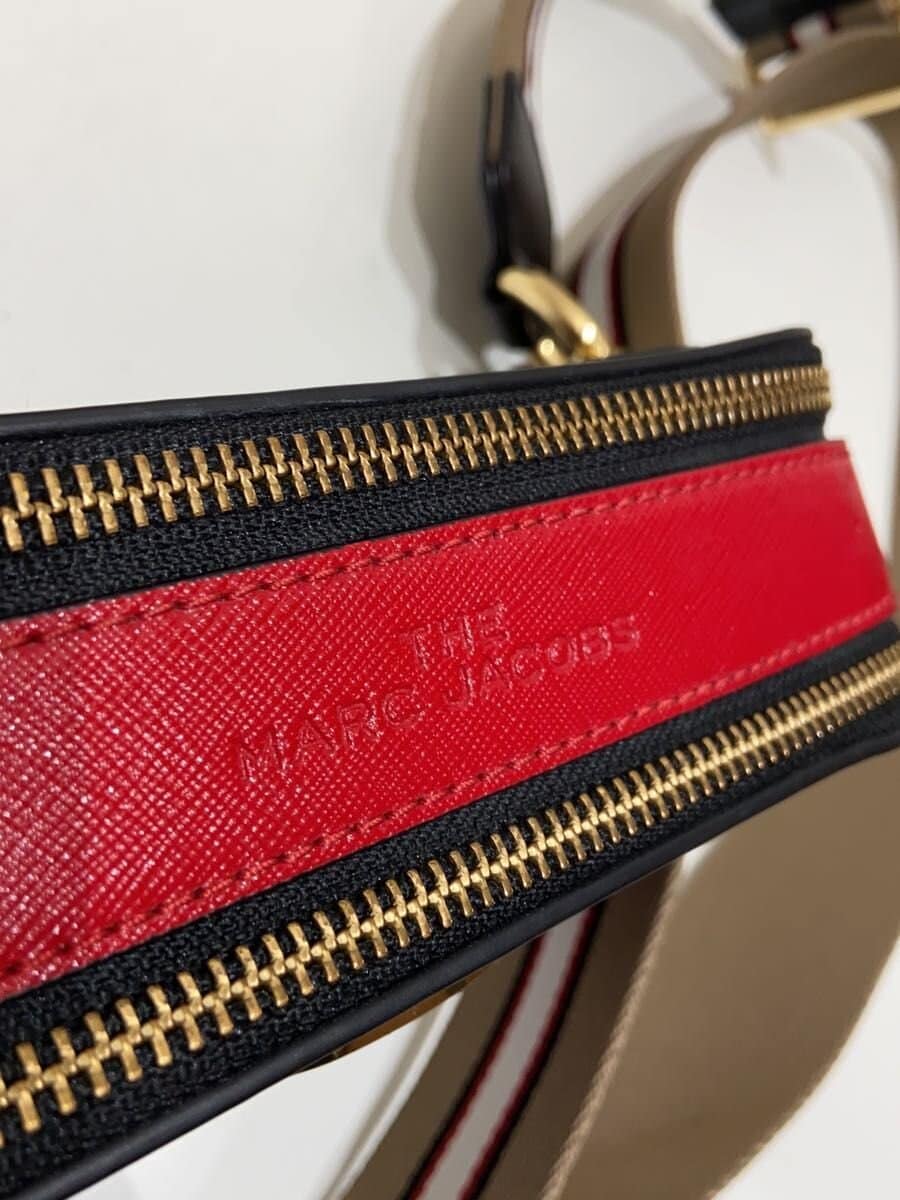 MARC JACOBS Snapshot Leather RED Ｍ0012007 5