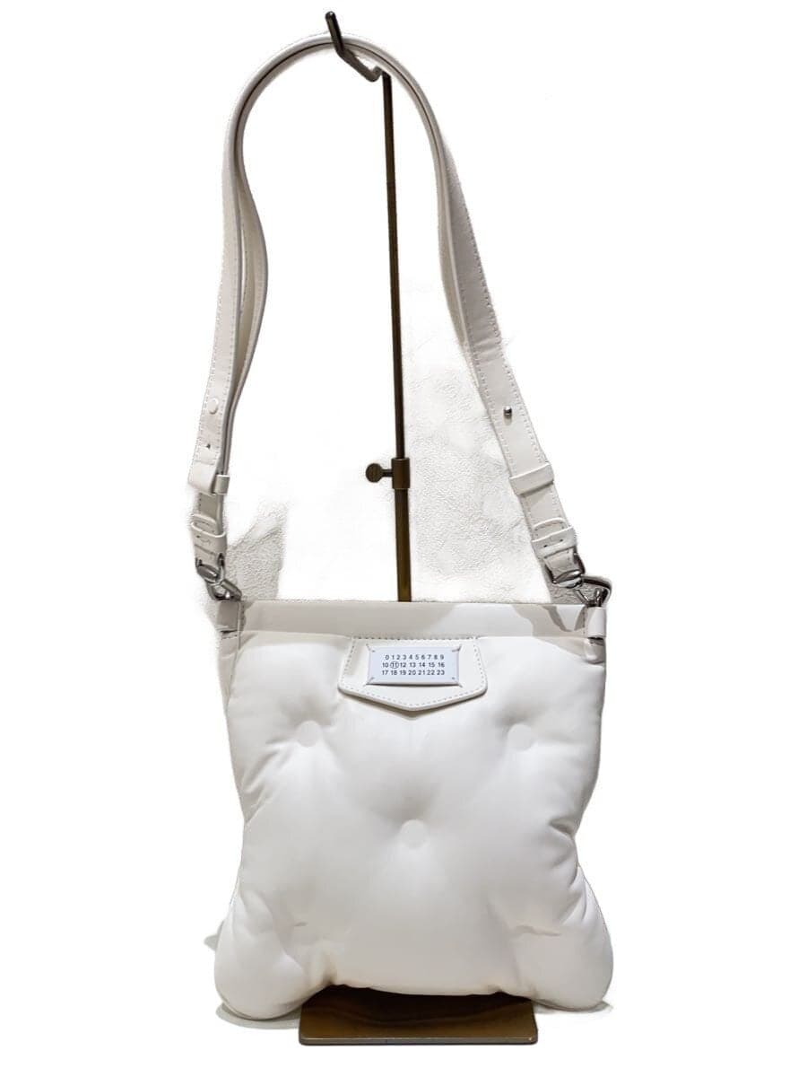 Maison Margiela Shoulder Bag Leather WHT Plain S56UI0224