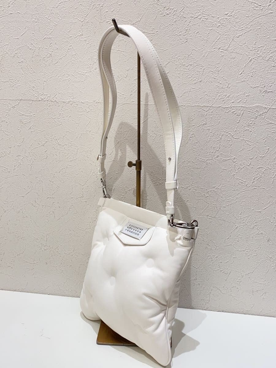 Maison Margiela Shoulder Bag Leather WHT Plain S56UI0224 2
