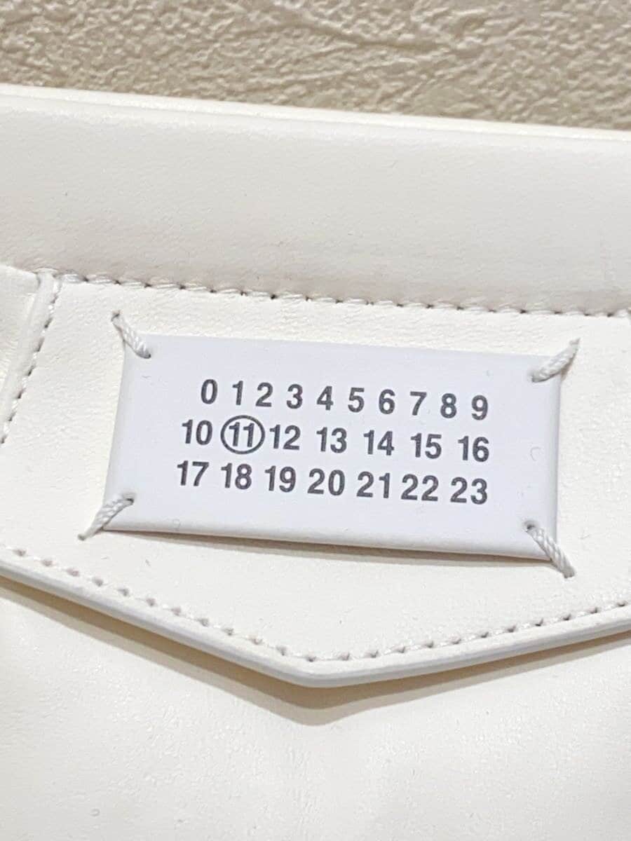 Maison Margiela Shoulder Bag Leather WHT Plain S56UI0224 5