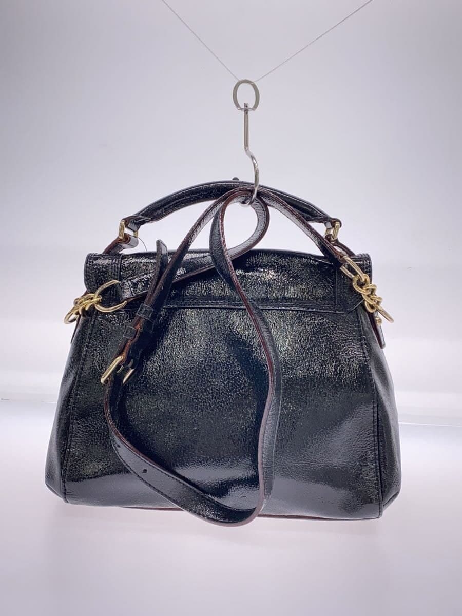 kate spade new york bag enamel BLK plain 3