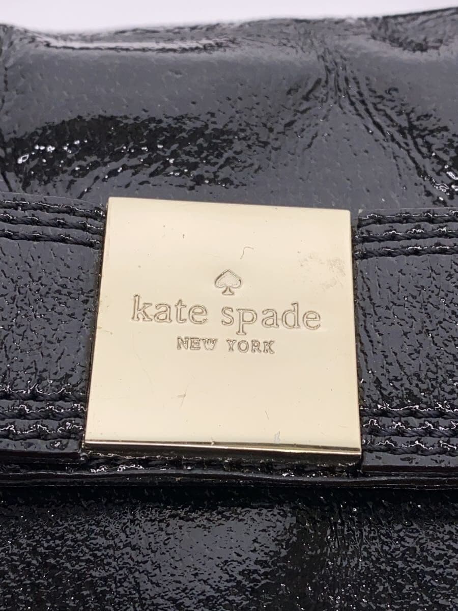 kate spade new york bag enamel BLK plain 5