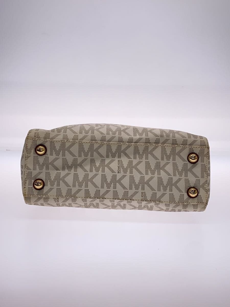 MICHAEL MICHAEL KORS handbag PVC WHT all-over pattern 30S3TCYS2B 4