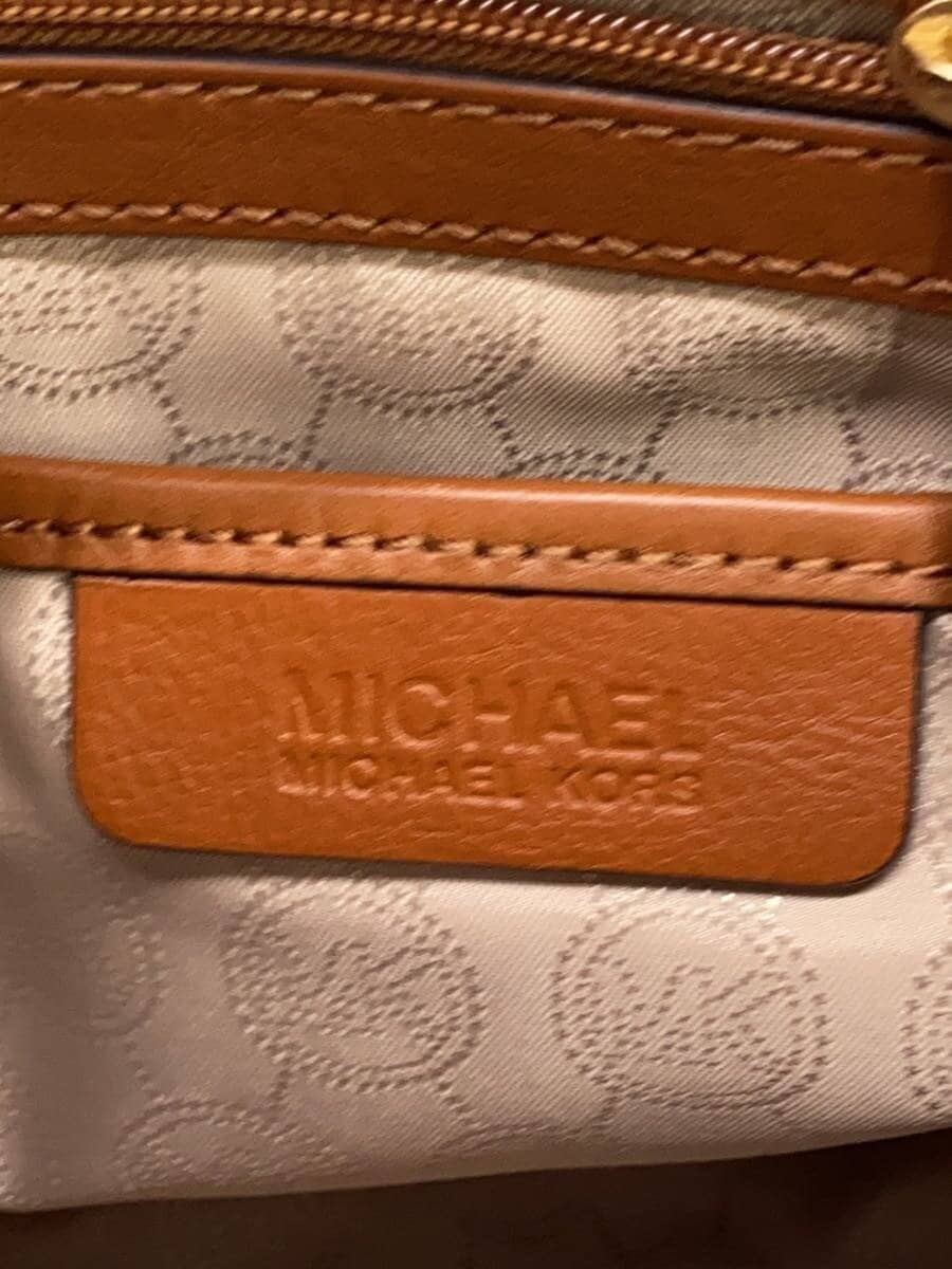 MICHAEL MICHAEL KORS handbag PVC WHT all-over pattern 30S3TCYS2B 5