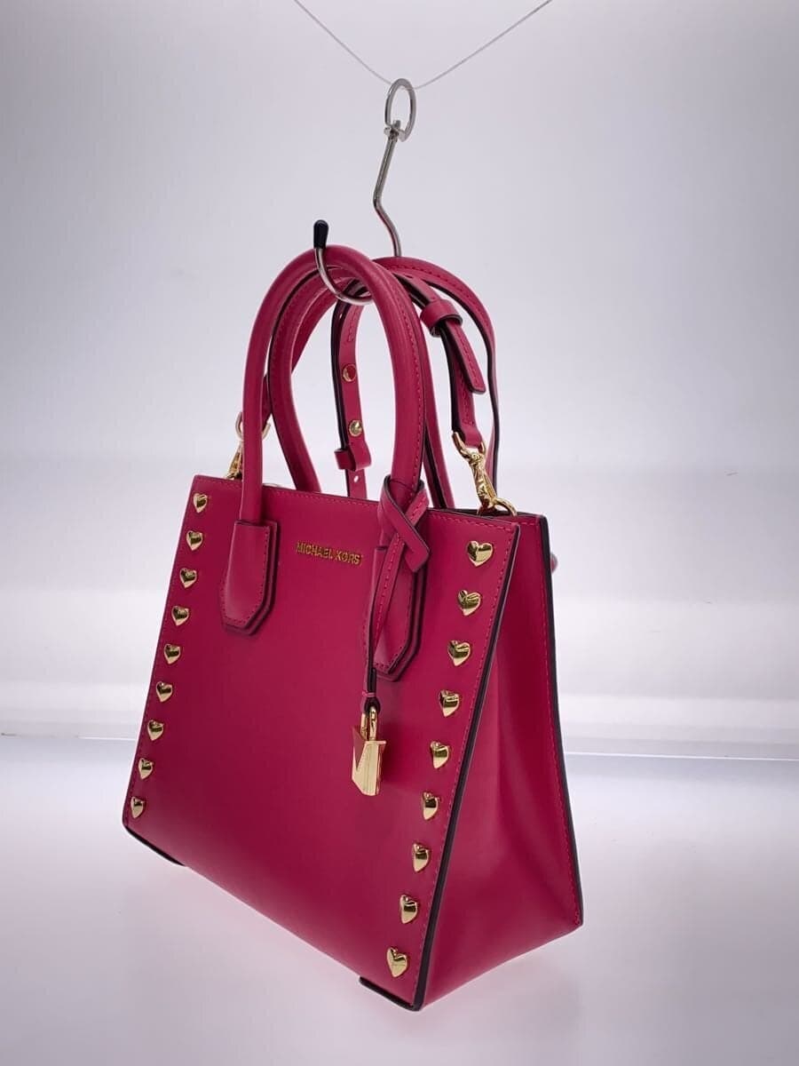 MICHAEL KORS Shoulder Bag Faux Leather PNK Solid 30H7GM9M2U 2