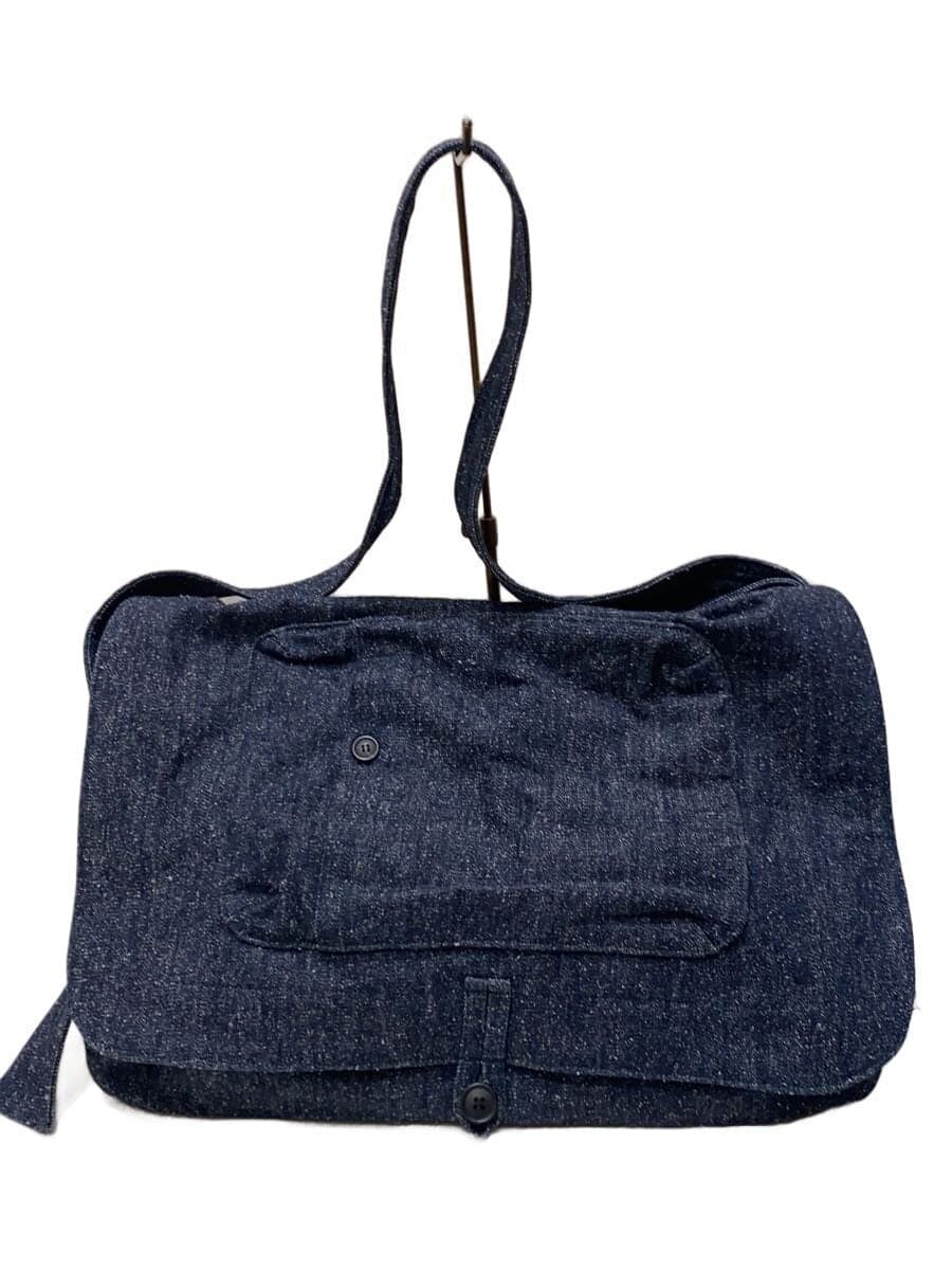 O projectCARRIER BAG - Silk nepped denim Cotton IDG O20BAG1