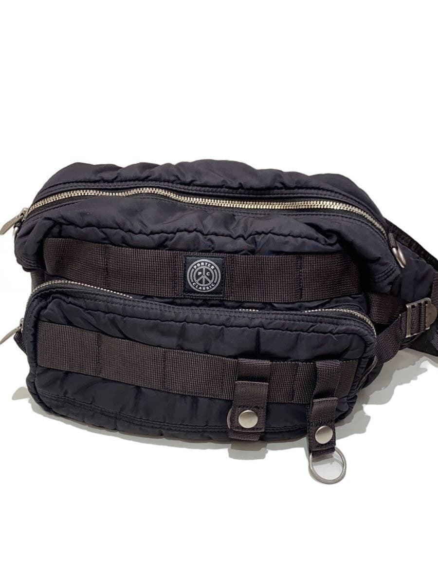 Porter Classic Waist Bag Nylon Black Solid Color