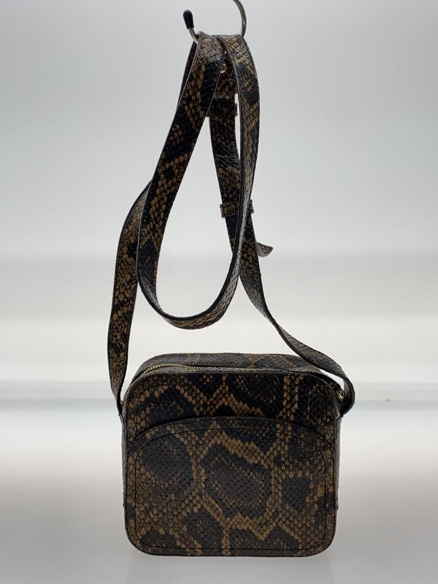 A.P.C. Shoulder Bag Leather Multicolor All Over Pattern 3