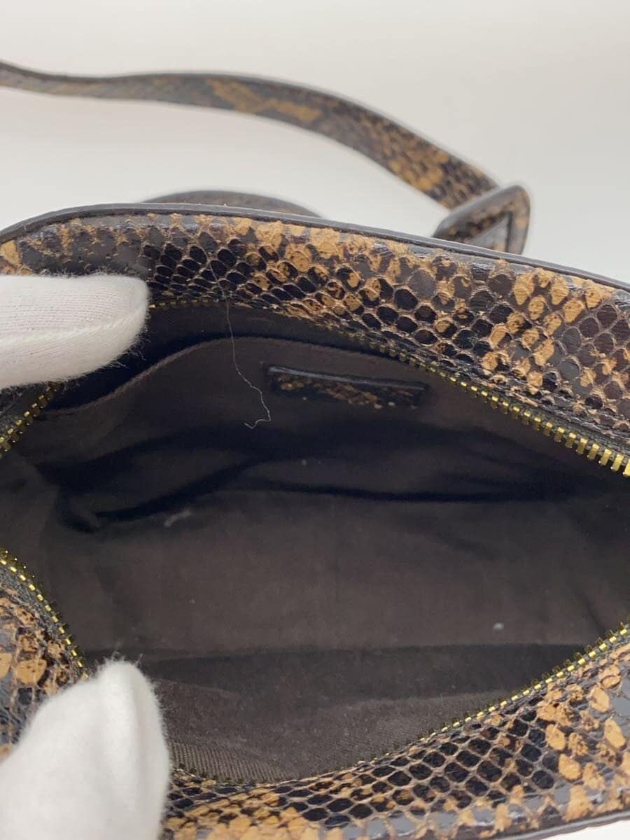 A.P.C. Shoulder Bag Leather Multicolor All Over Pattern 6