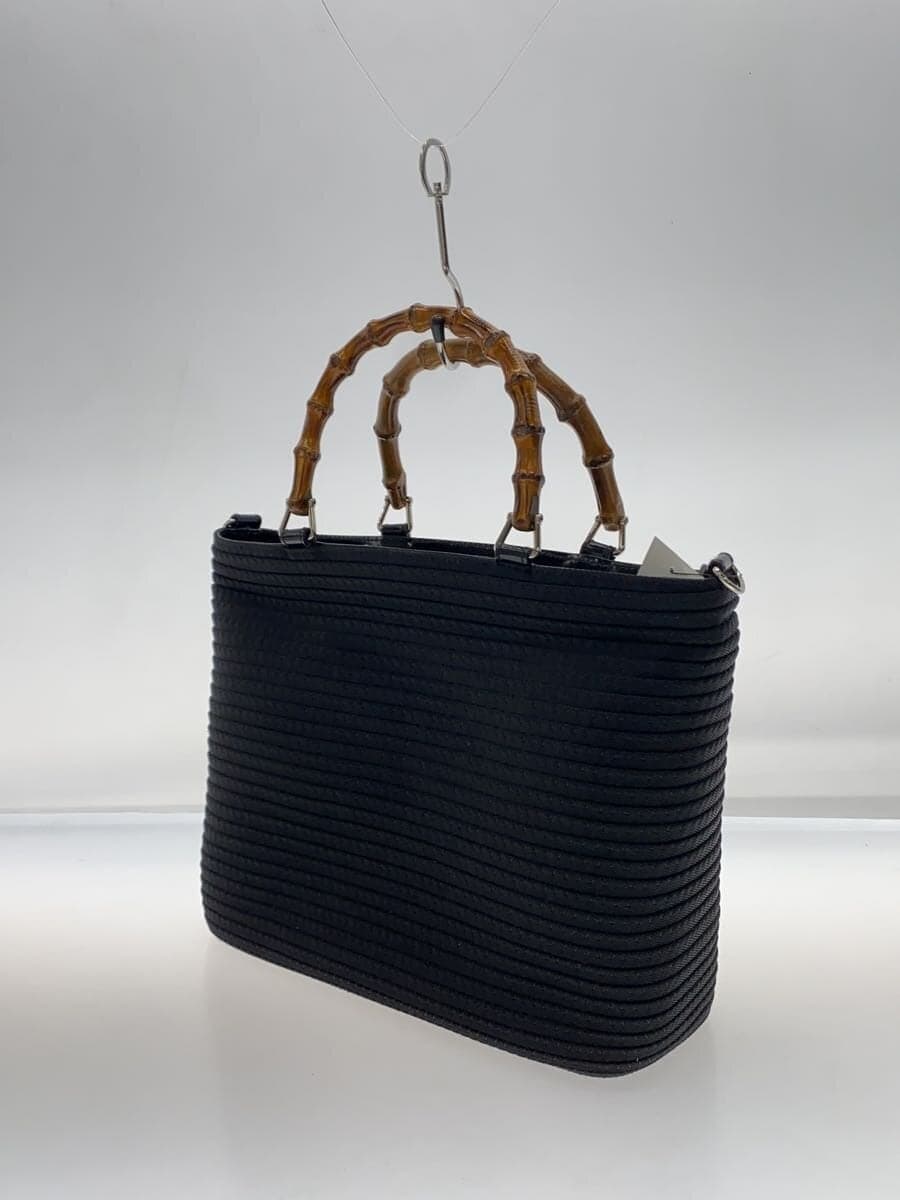 GUCCI shoulder bag leather BLK 2