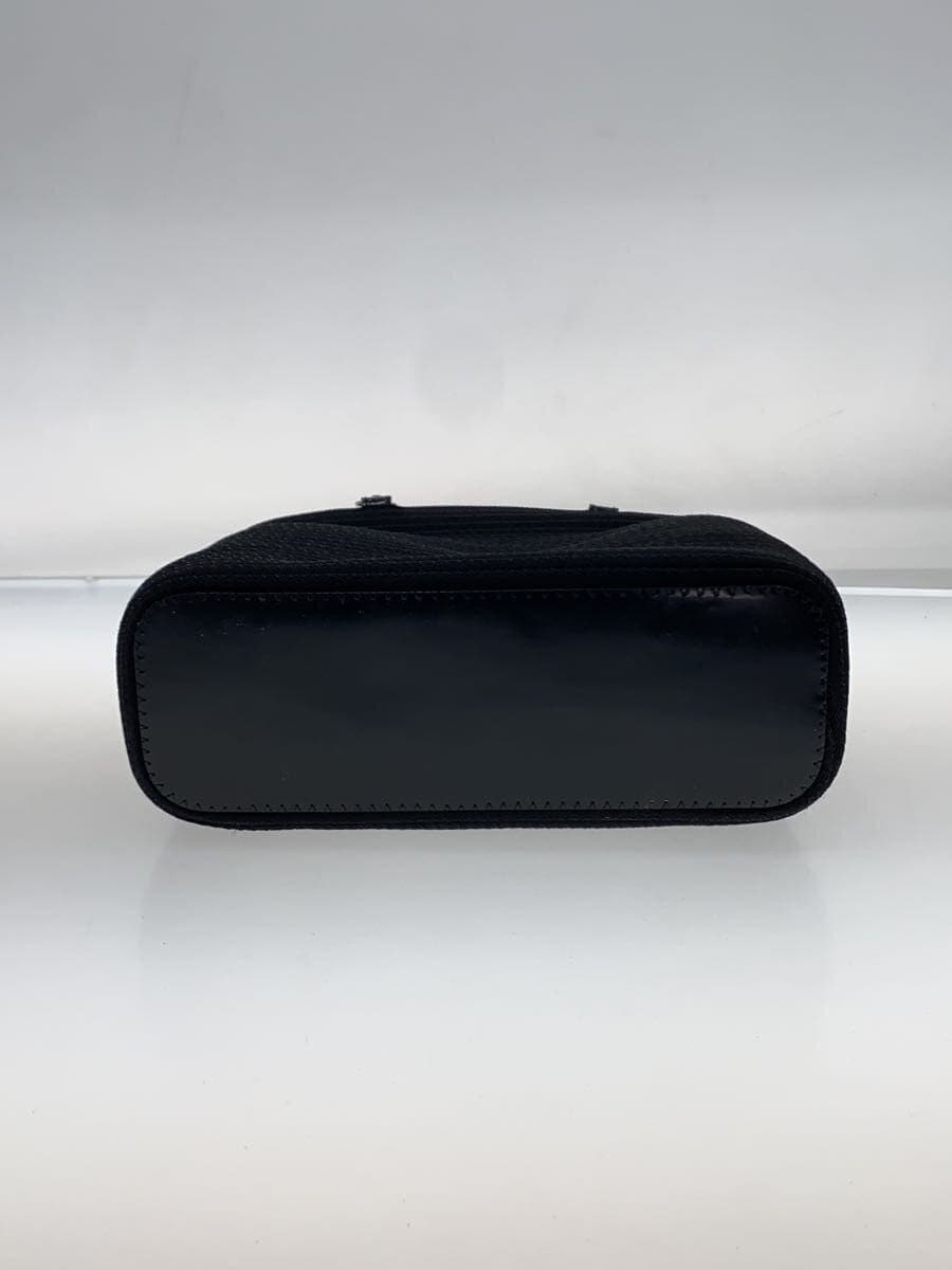 GUCCI shoulder bag leather BLK 4