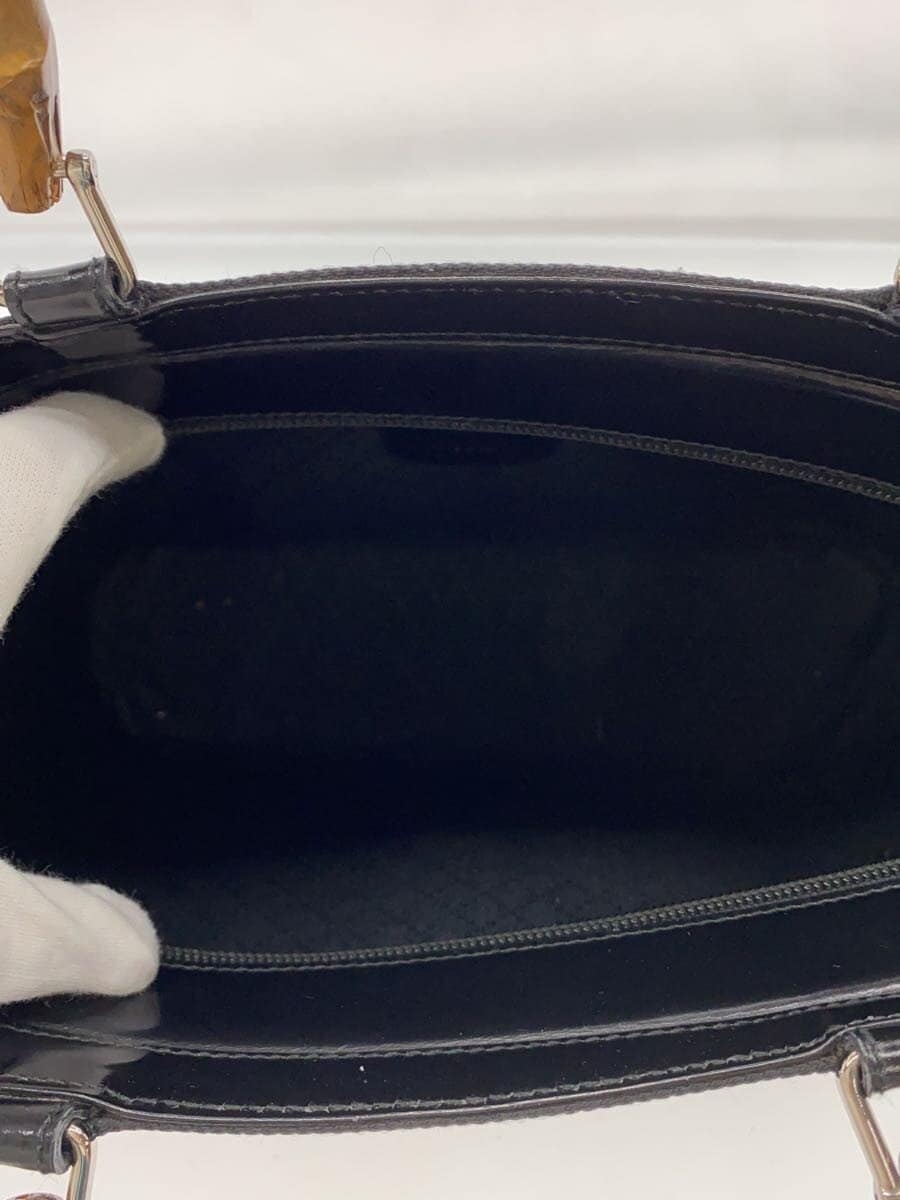 GUCCI shoulder bag leather BLK 6