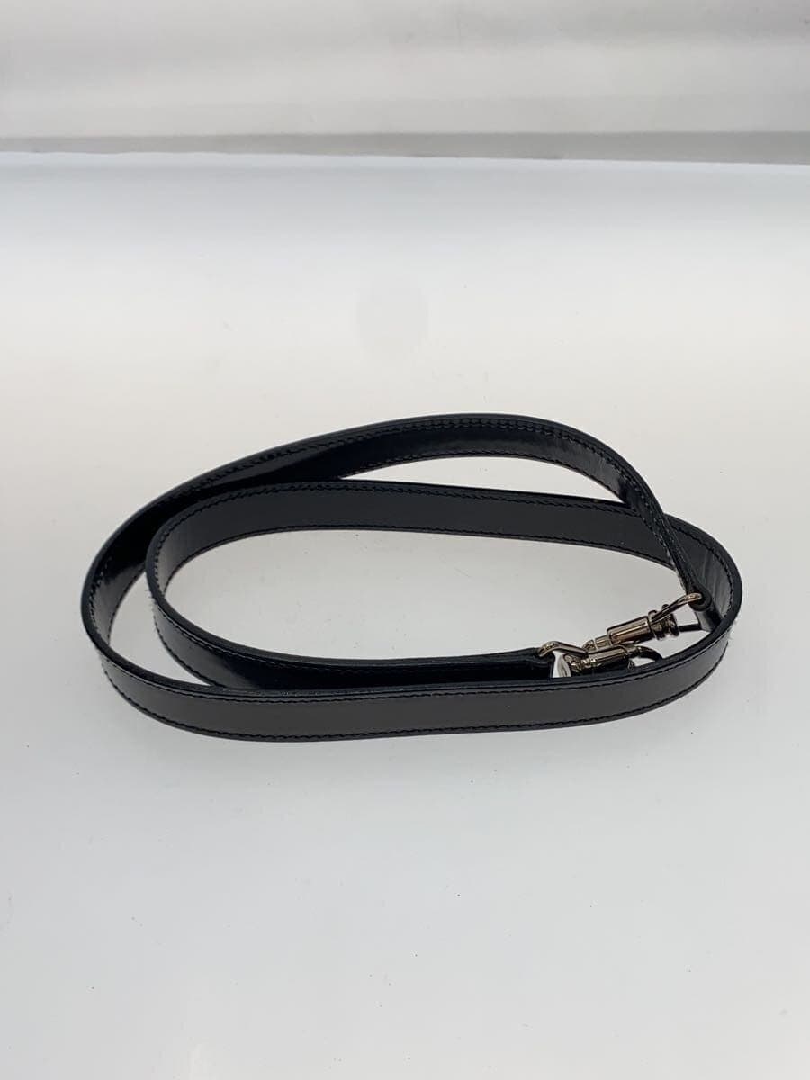 GUCCI shoulder bag leather BLK 7