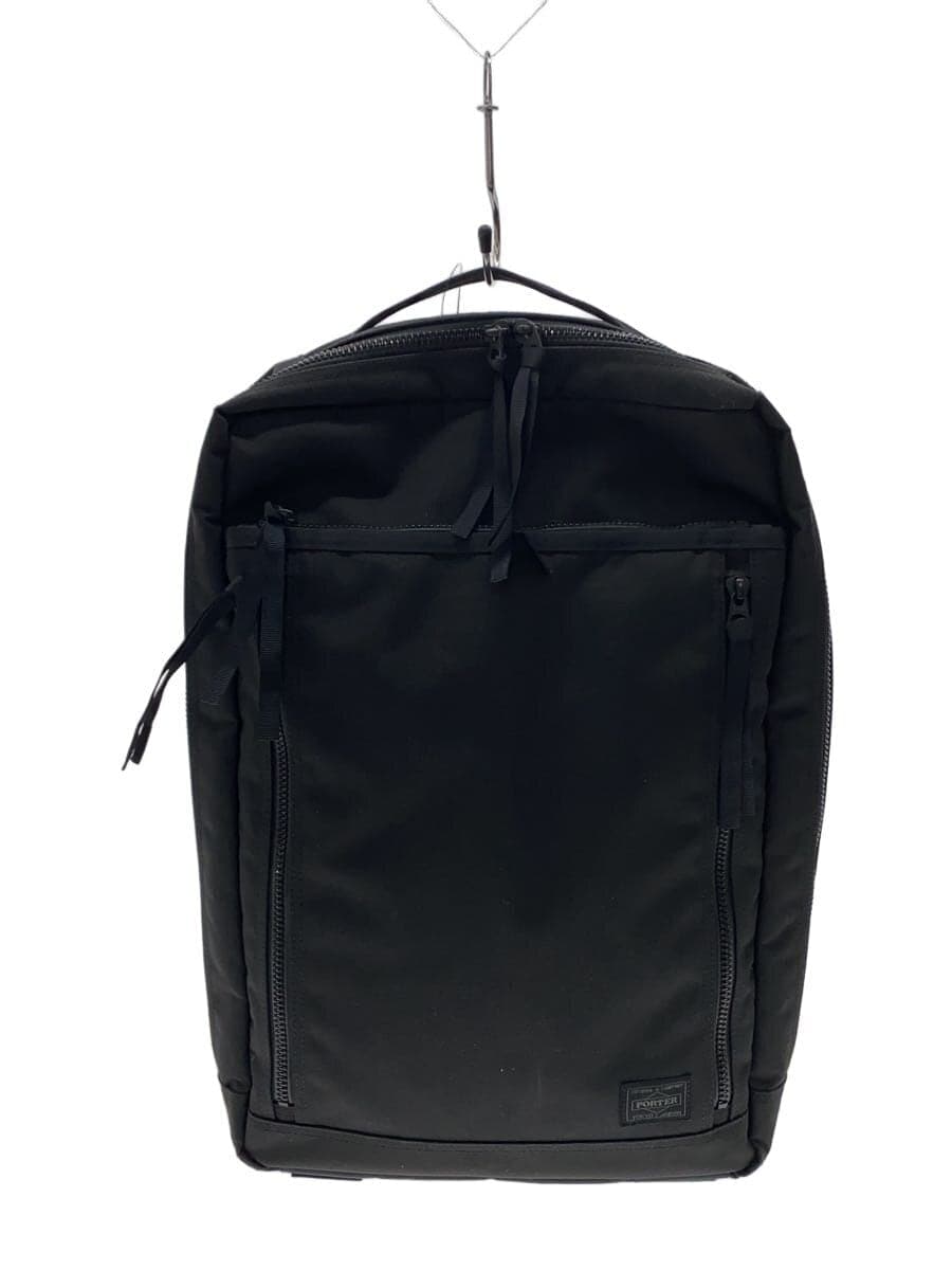 PORTER backpack -- BLK plain 536-17051 some corner fraying
