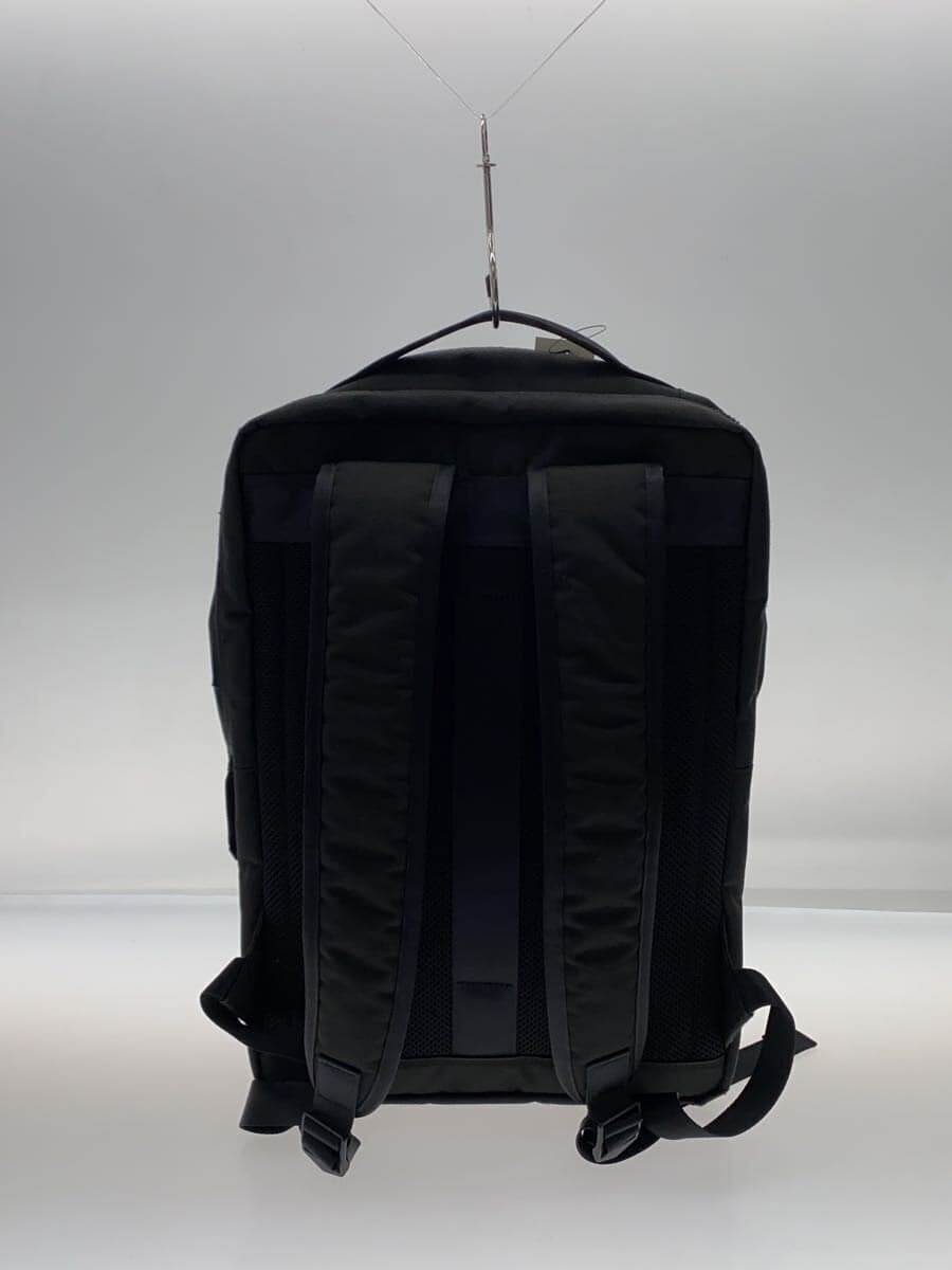 PORTER backpack -- BLK plain 536-17051 some corner fraying 3