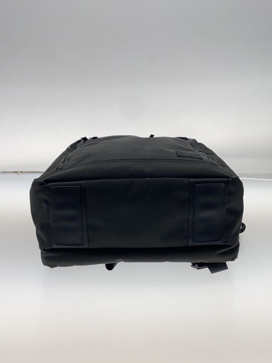 PORTER backpack -- BLK plain 536-17051 some corner fraying 4