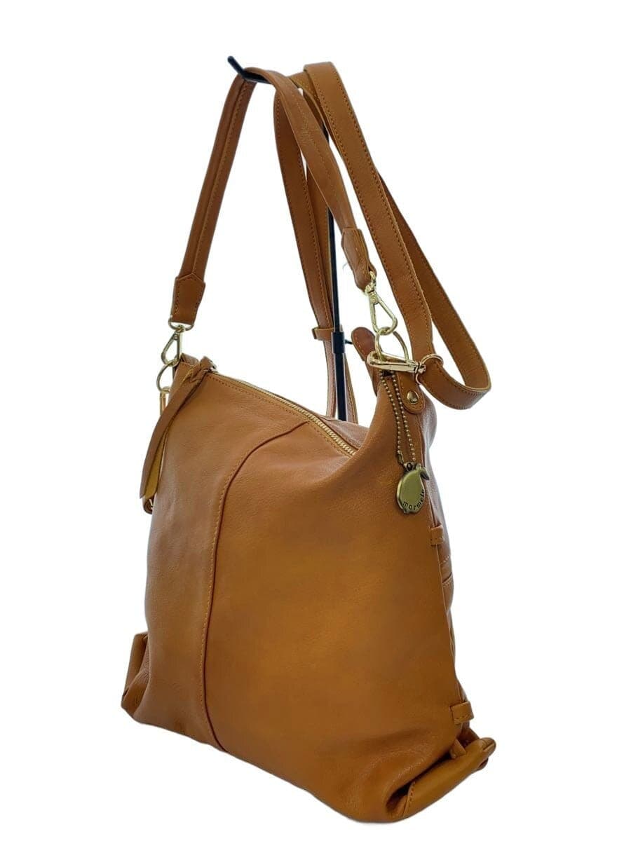 marmelo Shoulder Bag Leather BRW Solid 2