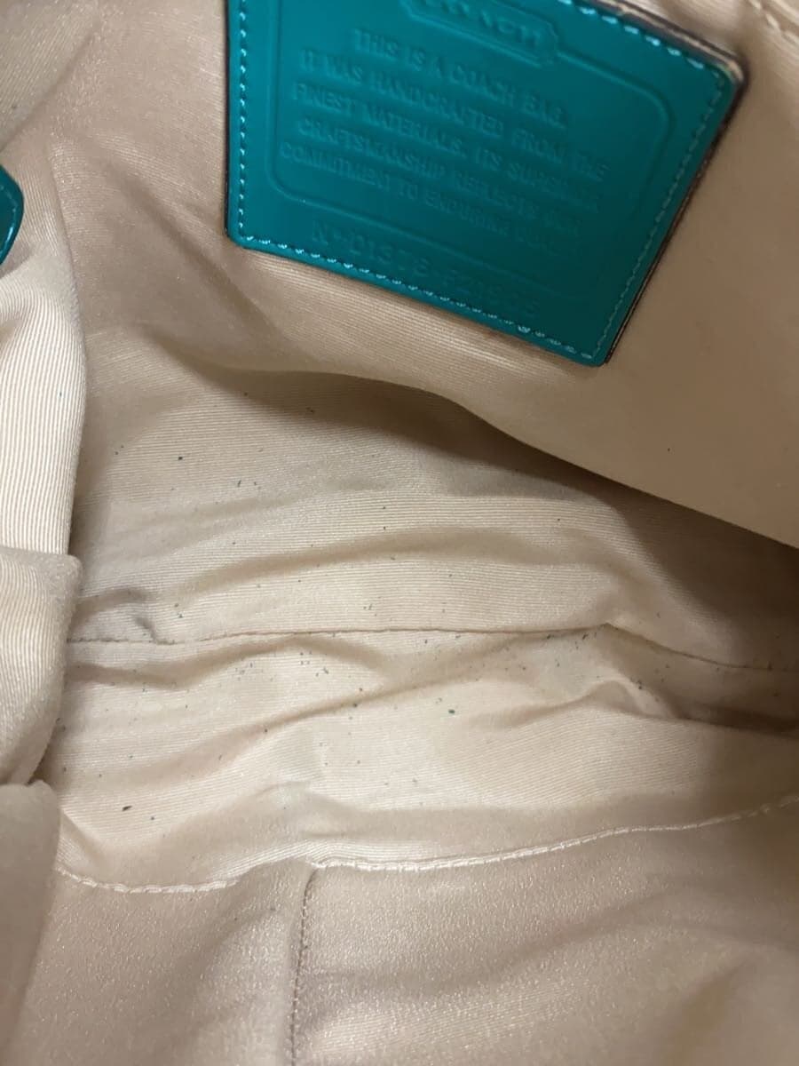 COACH Shoulder Bag_Signature Canvas GRN All Over Pattern 6