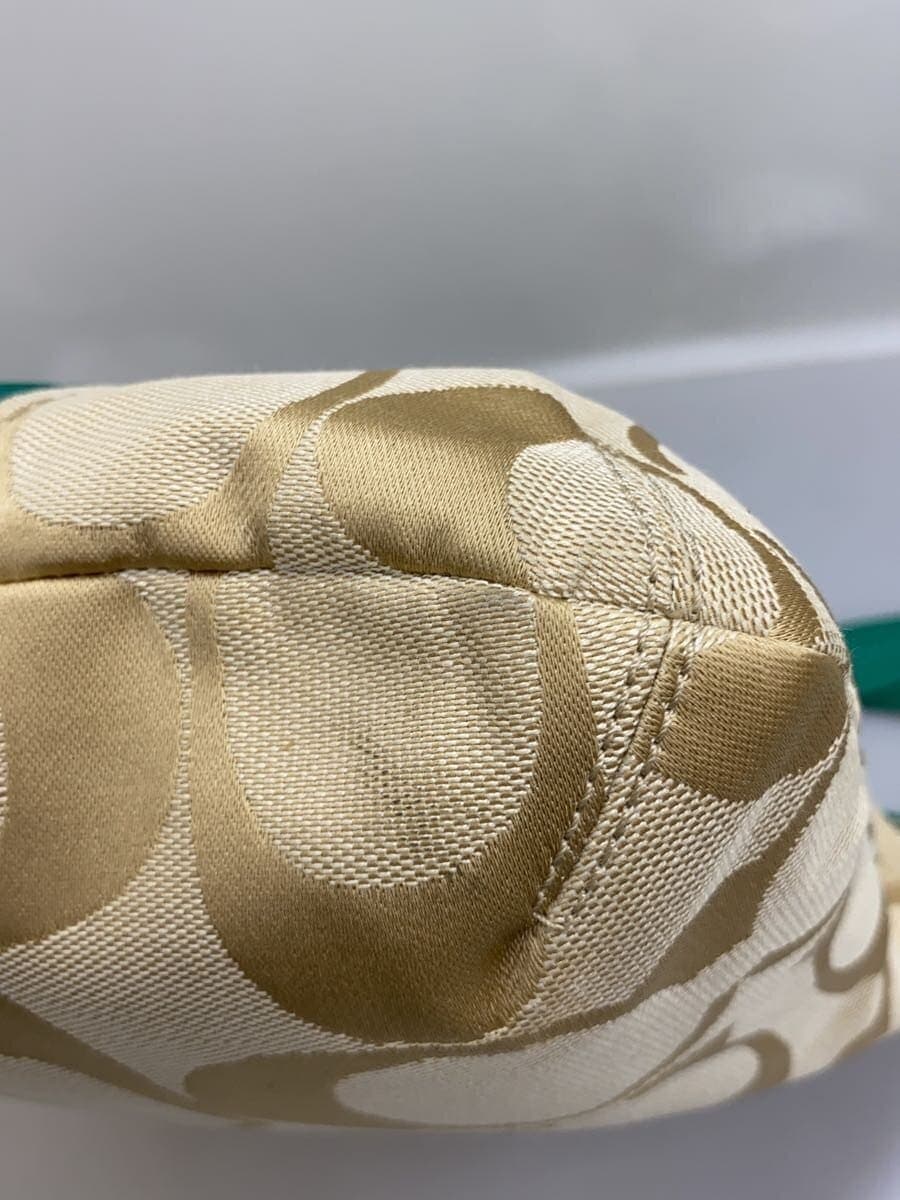 COACH Shoulder Bag_Signature Canvas GRN All Over Pattern 7