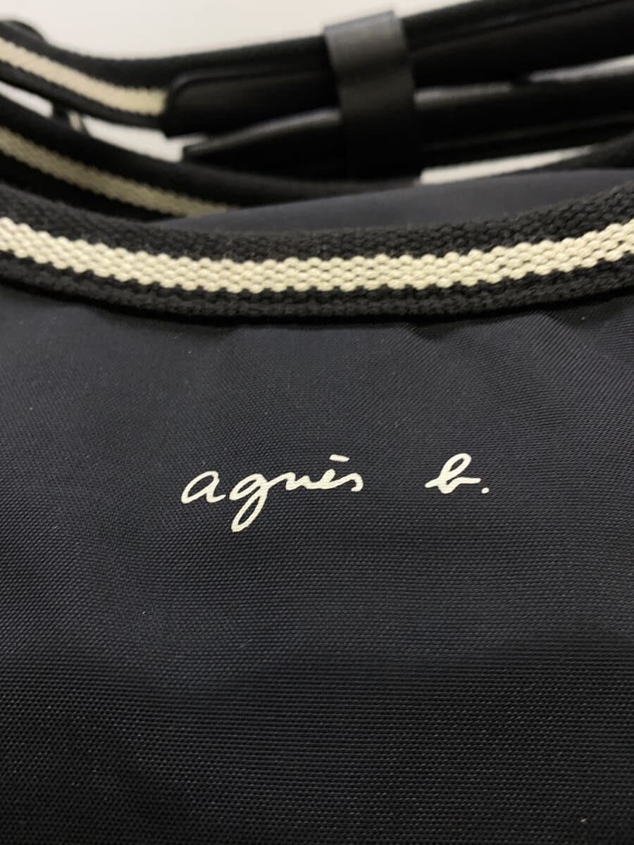 agnes b. Boston Bag Nylon 5