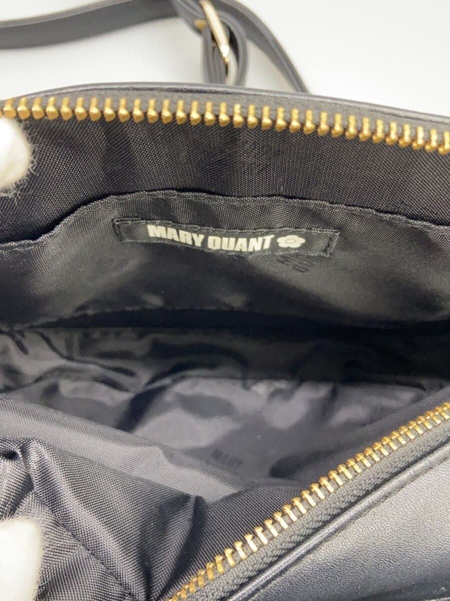 MARY QUANT Shoulder Bag BLK Solid 6