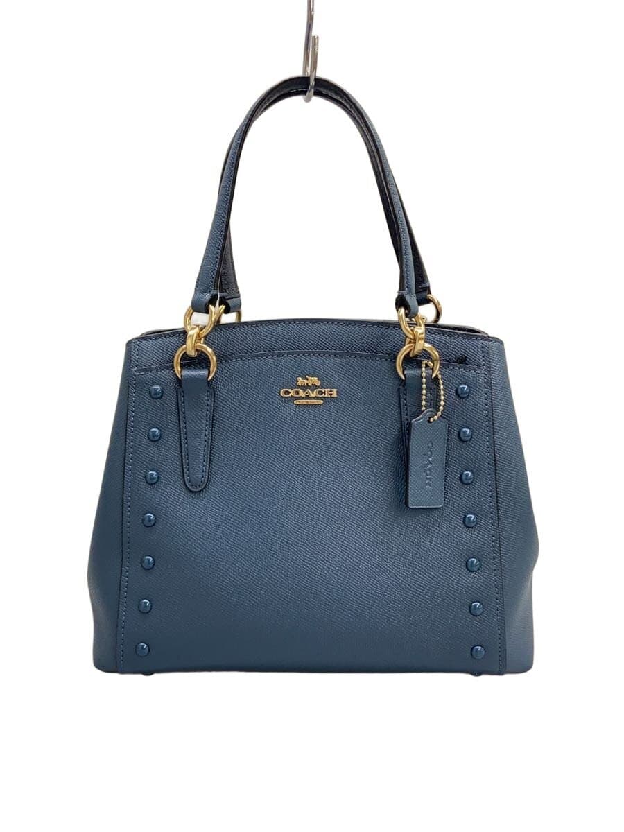 COACH Shoulder Bag PVC NVY Solid F37816