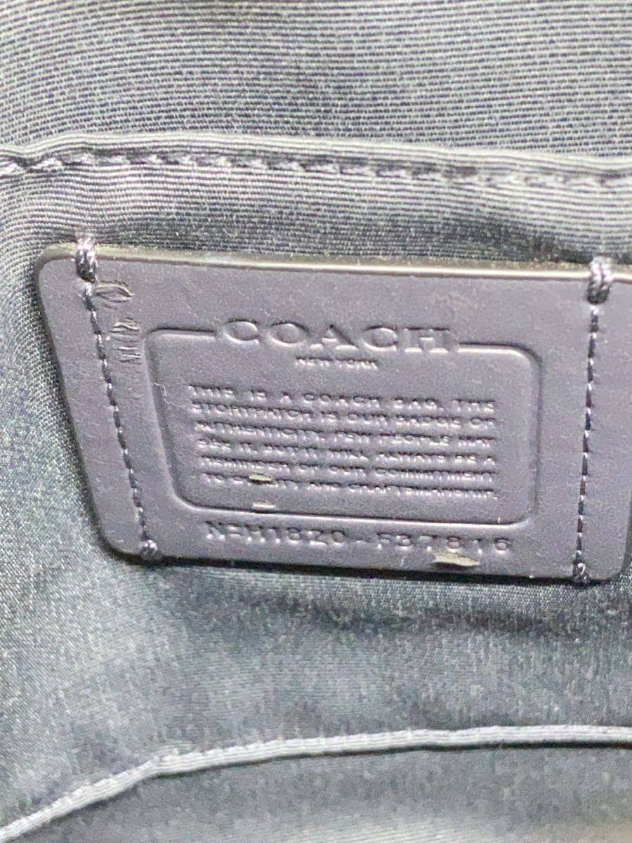 COACH Shoulder Bag PVC NVY Solid F37816 5