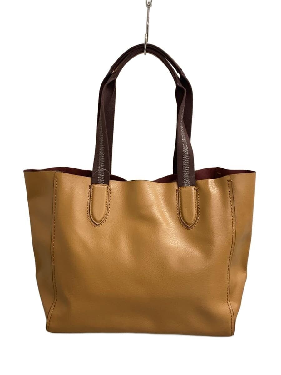 COACH Tote Bag Leather CML Solid F58660