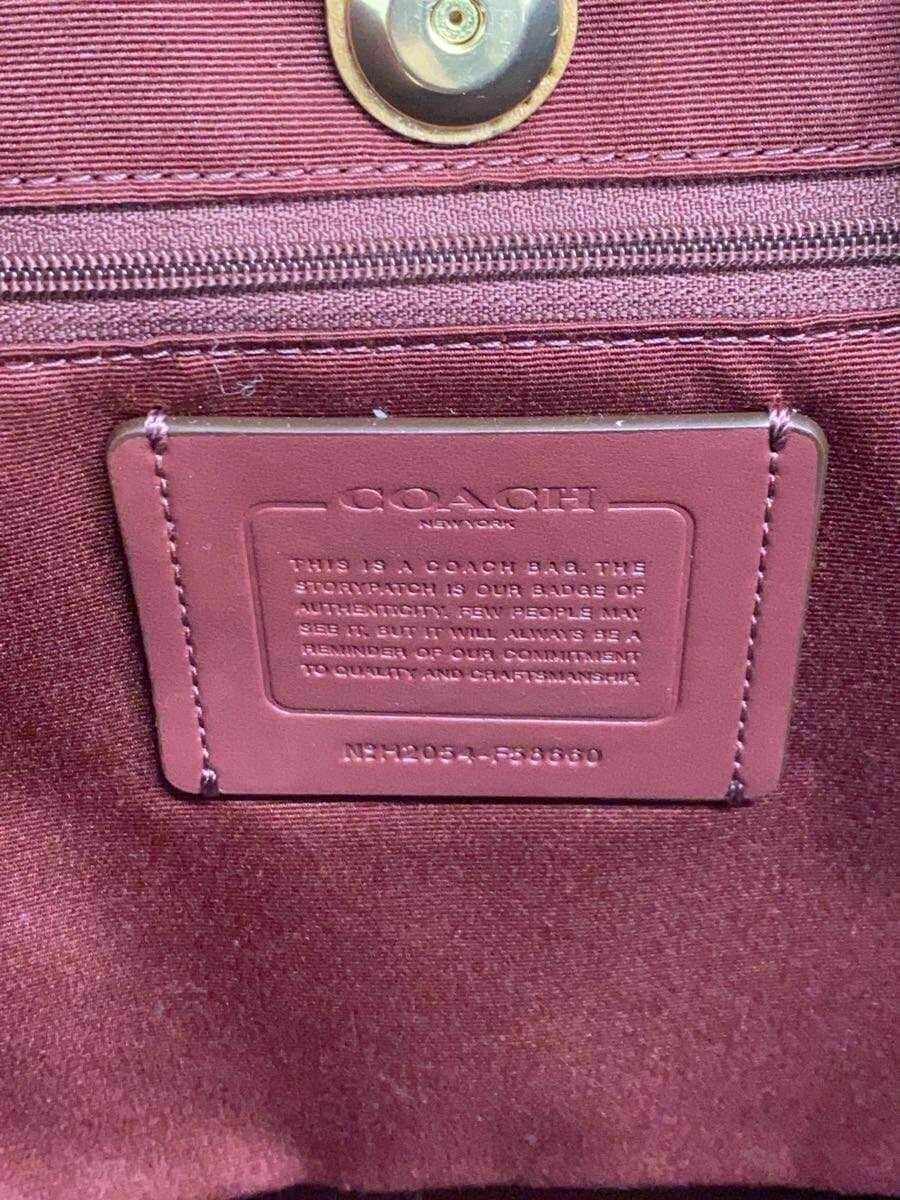 COACH Tote Bag Leather CML Solid F58660 5