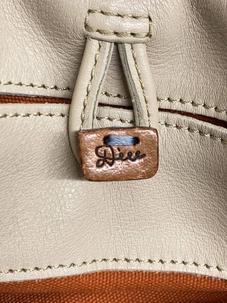 Other Brand Diee Handbag Leather CRM Solid 5